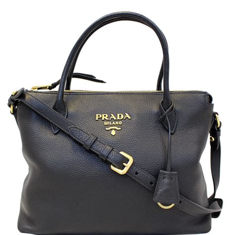 leather tote bag Prada